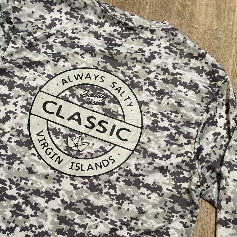 Men’s “Always Salty” Fishing Shirt - Size M